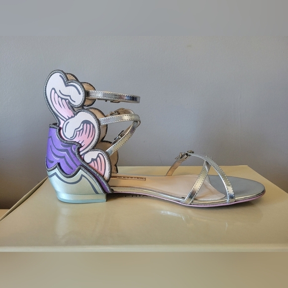 Sophia Webster Aurora Tempest Orchid Wave Sandals, VGUC, Size 7.5 - Picture 6 of 14